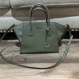 Michael Kors top zip satchel